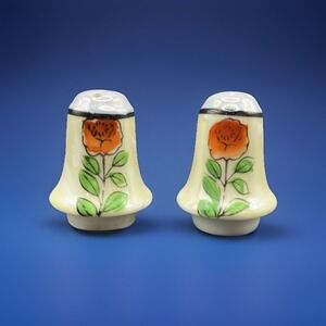 Vintage Hand Painted Tashiro Shoten Ceramic Salt & Pepper Shakers‎